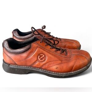 ECCO Neoflexor Men's Brown Lace-Up Oxford Casual Shoes Bicycle Toed